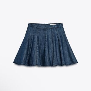 Zara TRF Denim Miniskirt